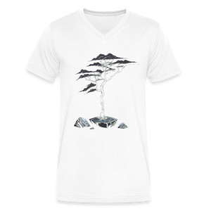 Lead On - Men's V-Neck T-Shirt - white